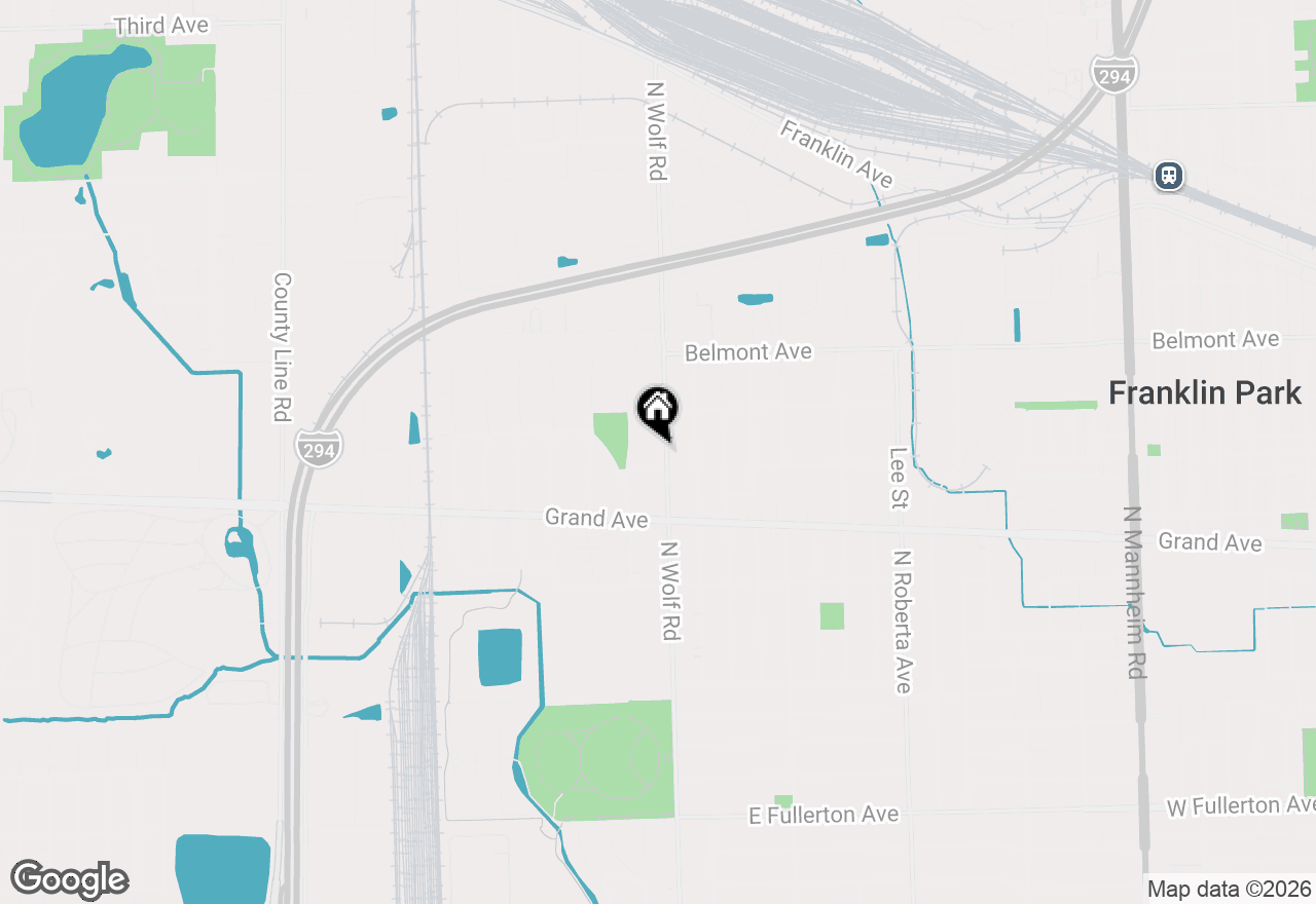 Map of 3008 N Wolf Road, Melrose Park, IL 60164