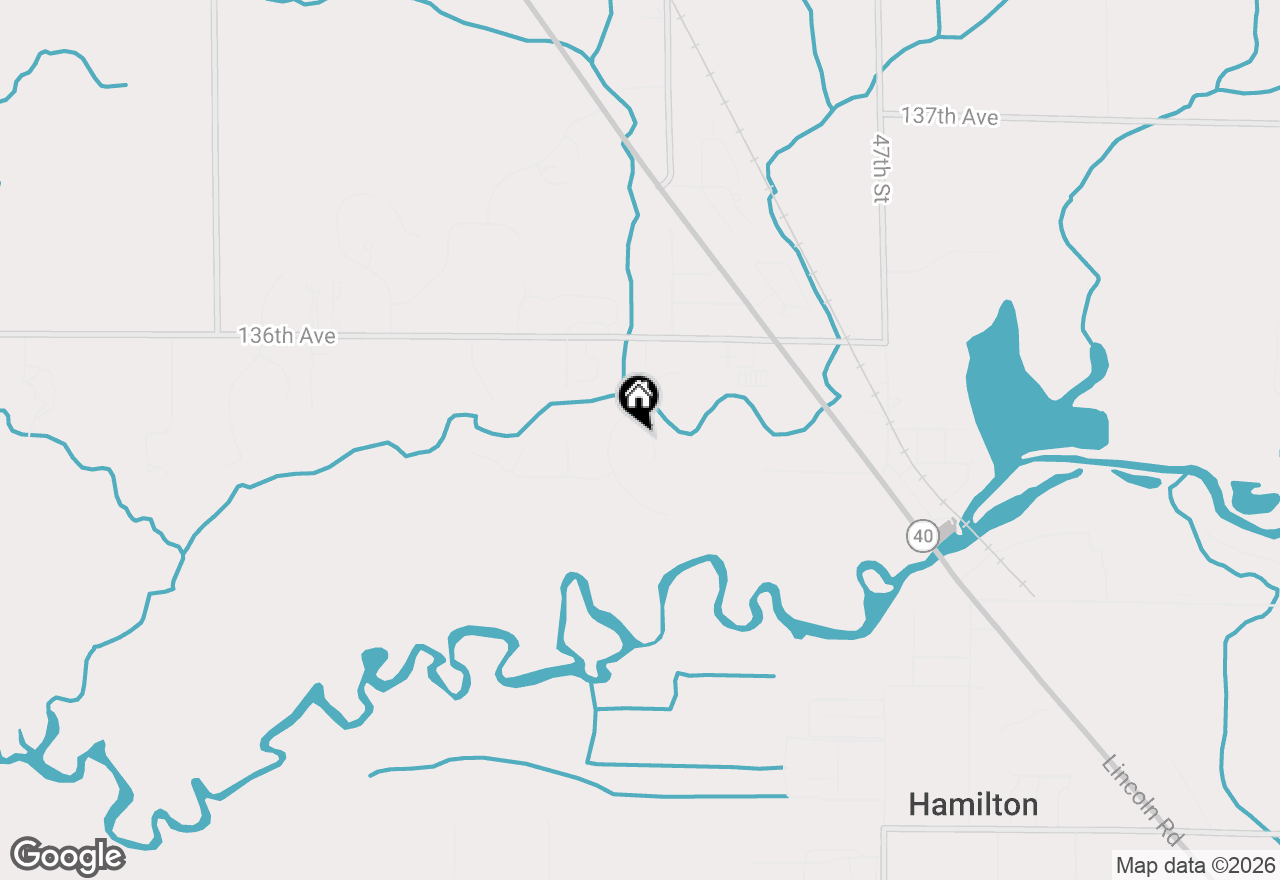 Map of 4812 Green Meadow Court, Hamilton, MI 49419