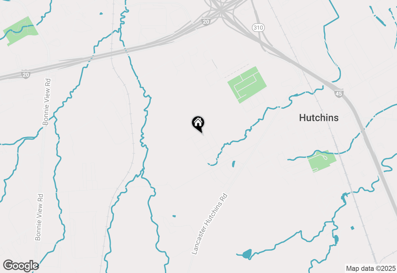 Map of 1012 Cedar Street, Hutchins, TX 75141