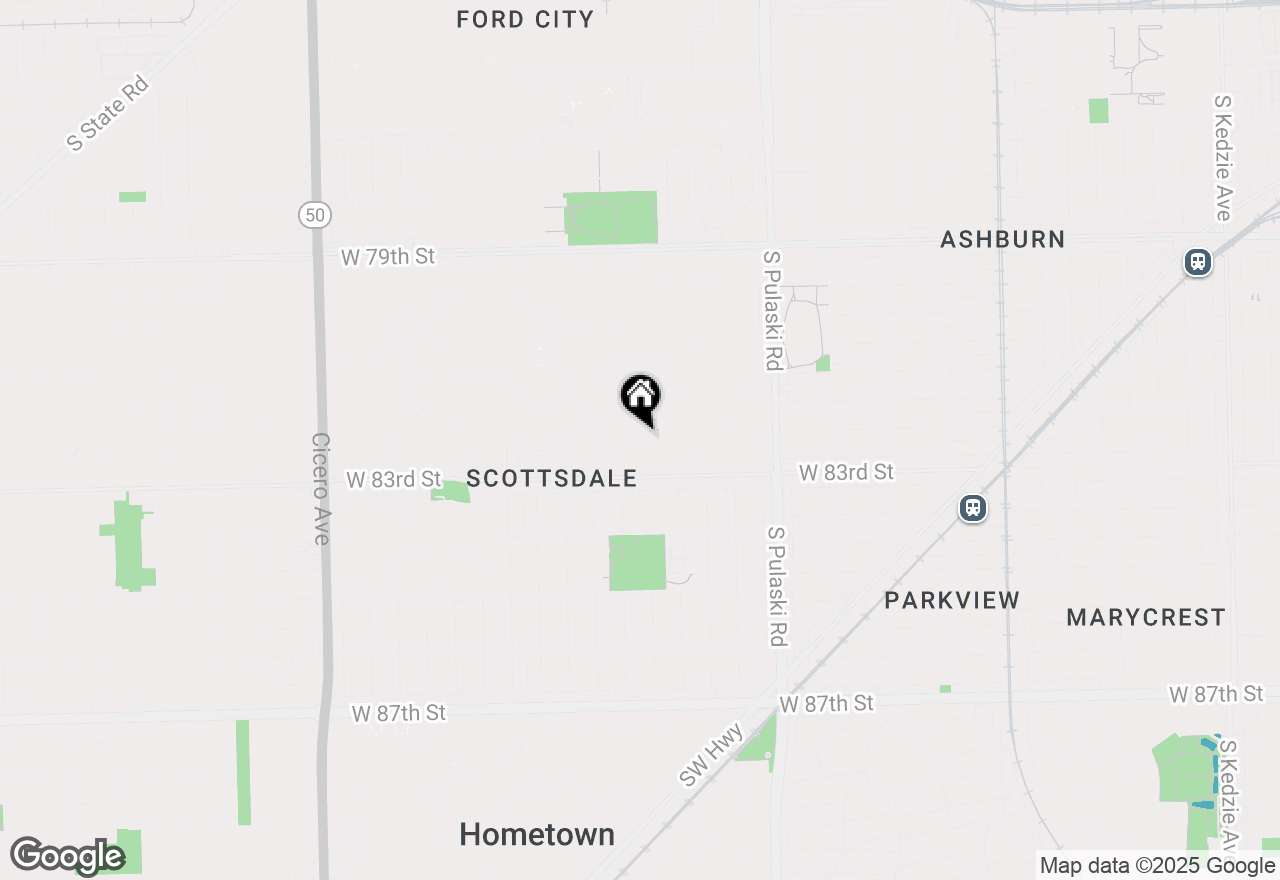 Map of 4223 W 82nd Street, Chicago, IL 60652