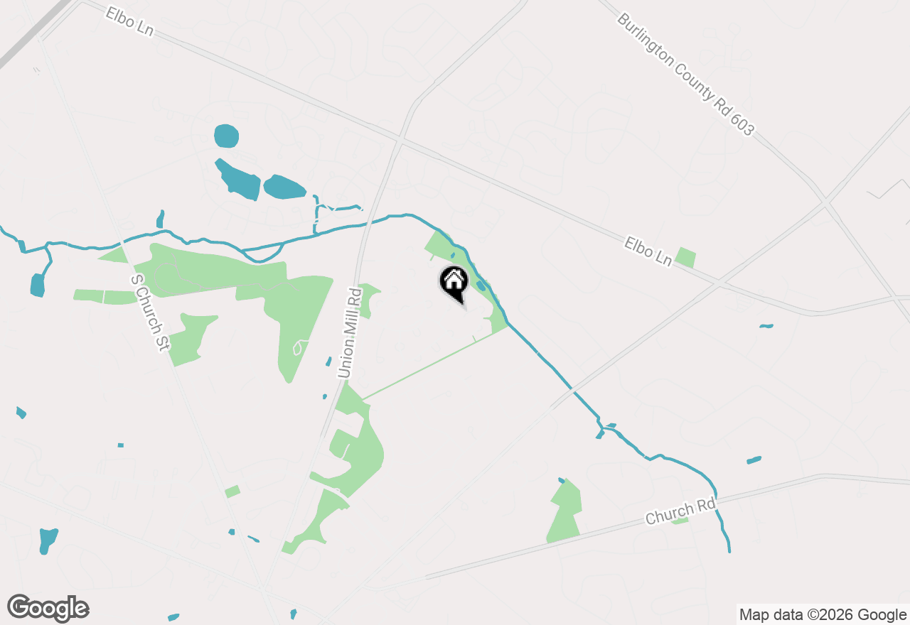 Map of 8 Raven Court, Mount Laurel, NJ 08054