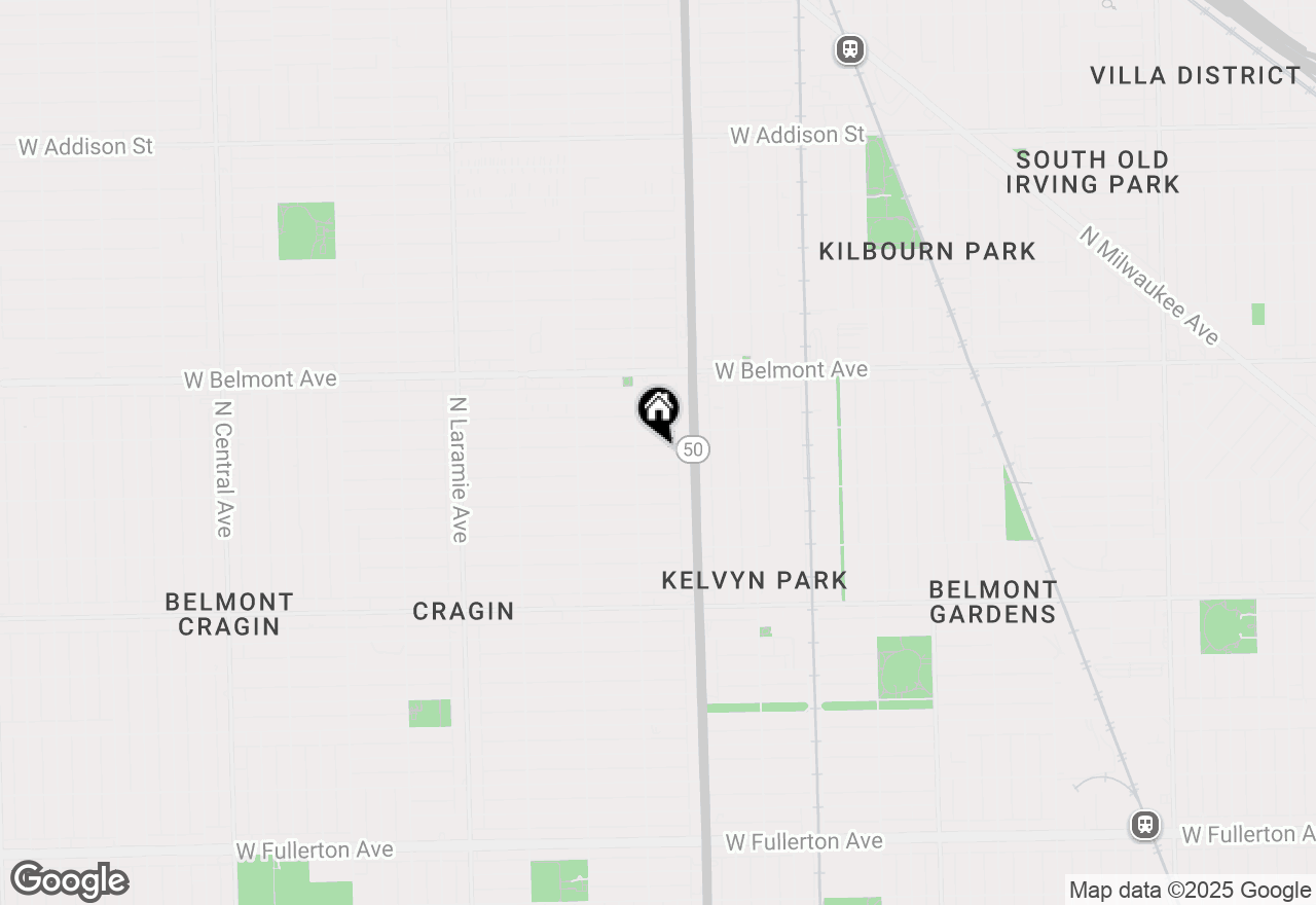 Map of 4836 W Nelson Street #2, Chicago, IL 60641