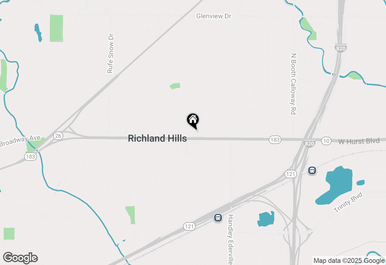 Map of 3313 Blue Jay Way, Richland Hills, TX 76118