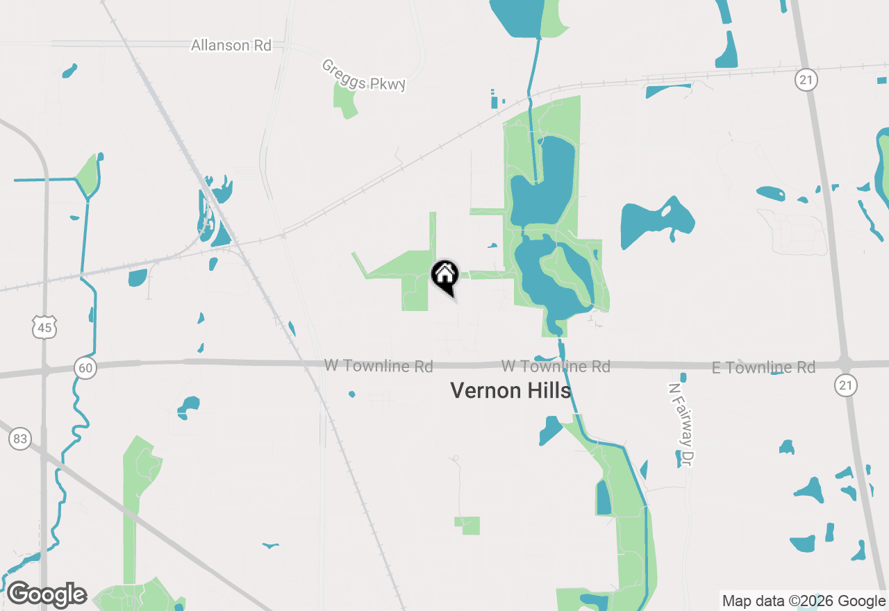 Map of 159 Saratoga Court, Vernon Hills, IL 60061