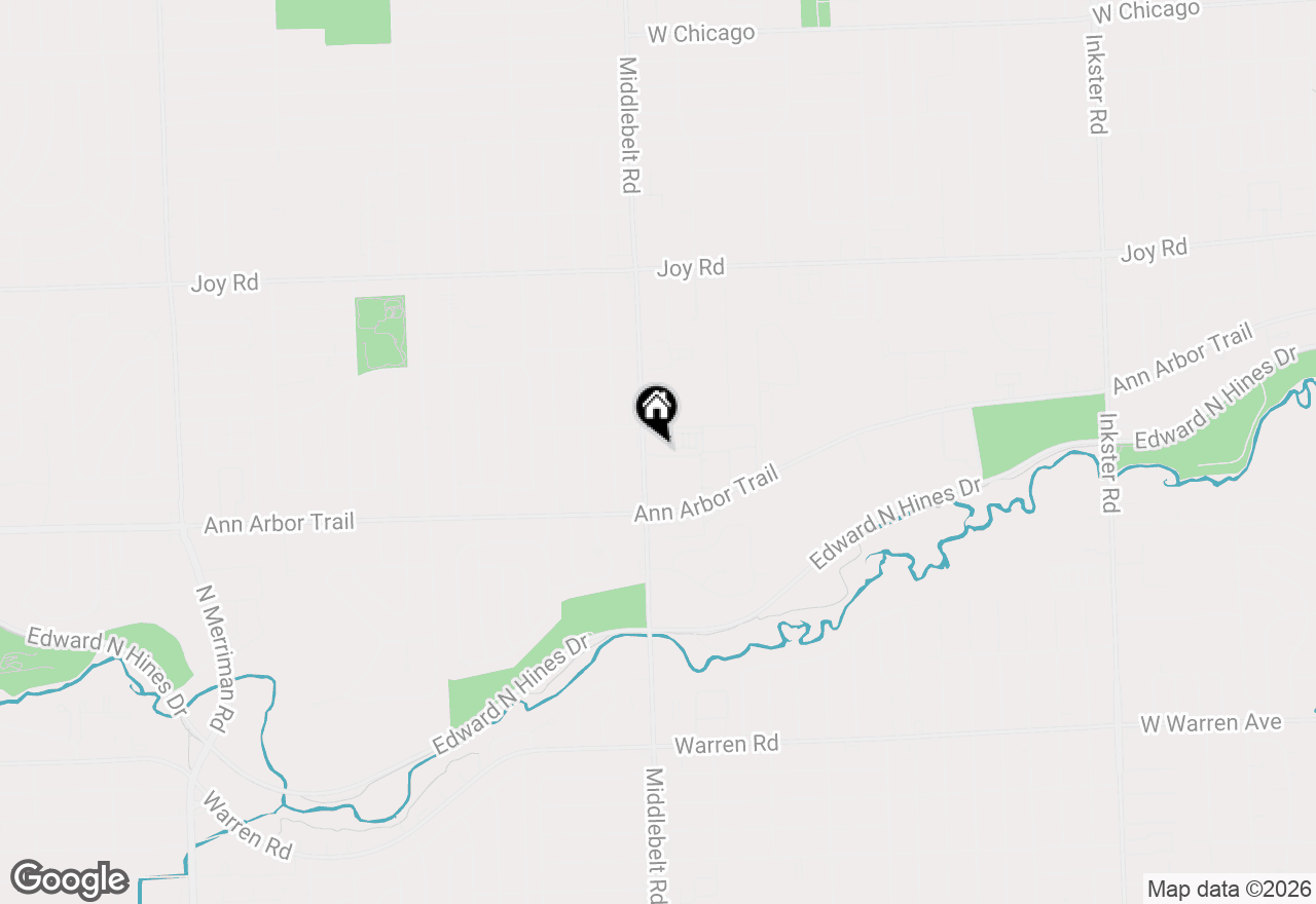 Map of 29254 Manchester Street, Westland, MI 48185