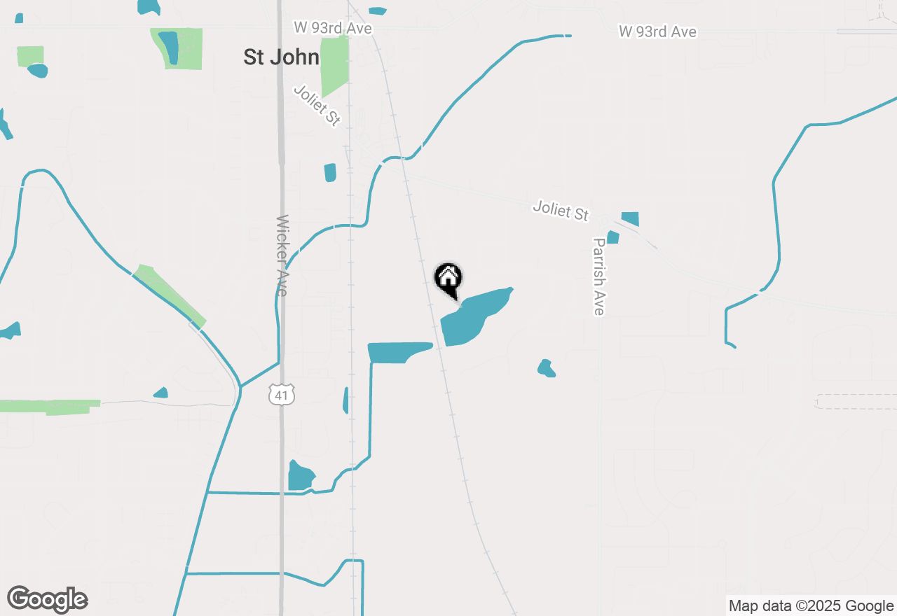 Map of 9973 Hart Street, St. John, IN 46373