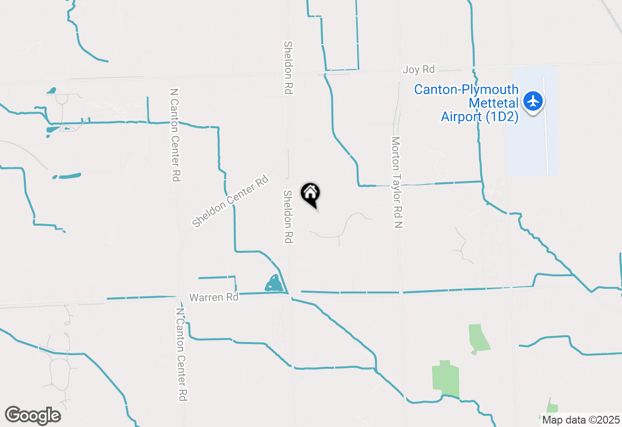 Map of 44211 Brandywyne Road, Canton, MI 48187