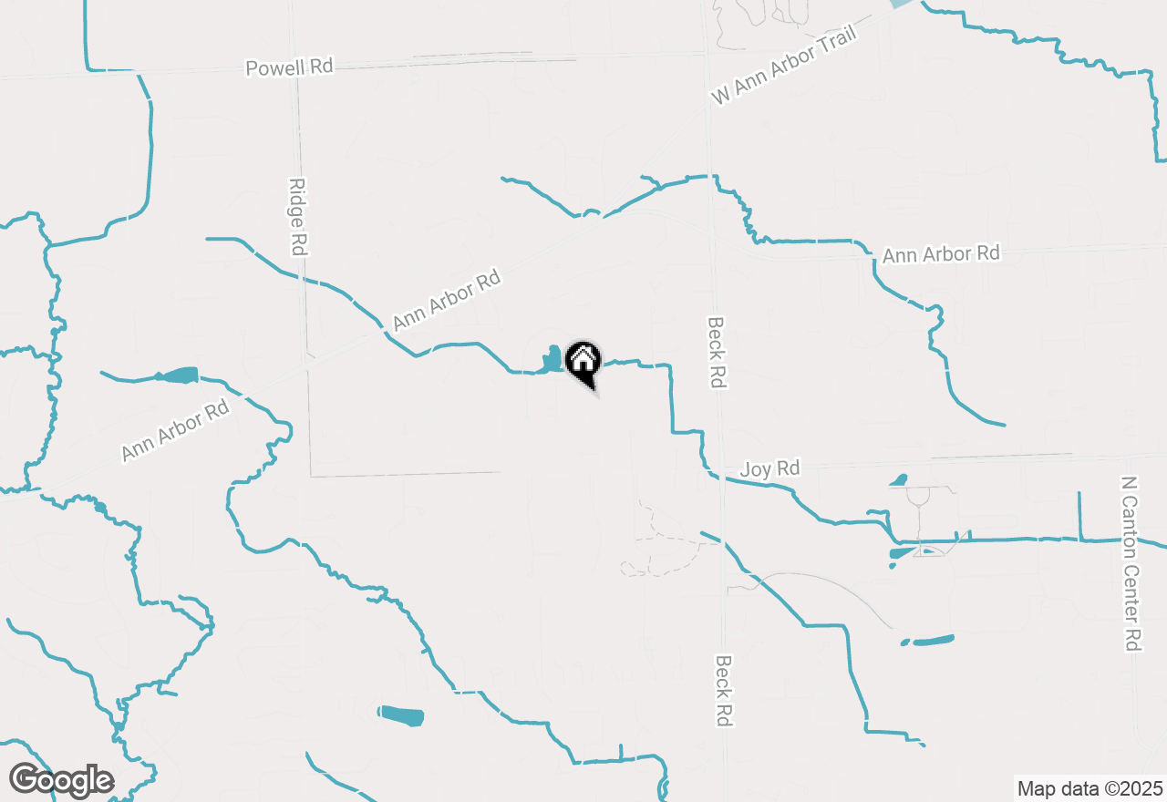 Map of 9025 Colony Farm Drive, Plymouth, MI 48170