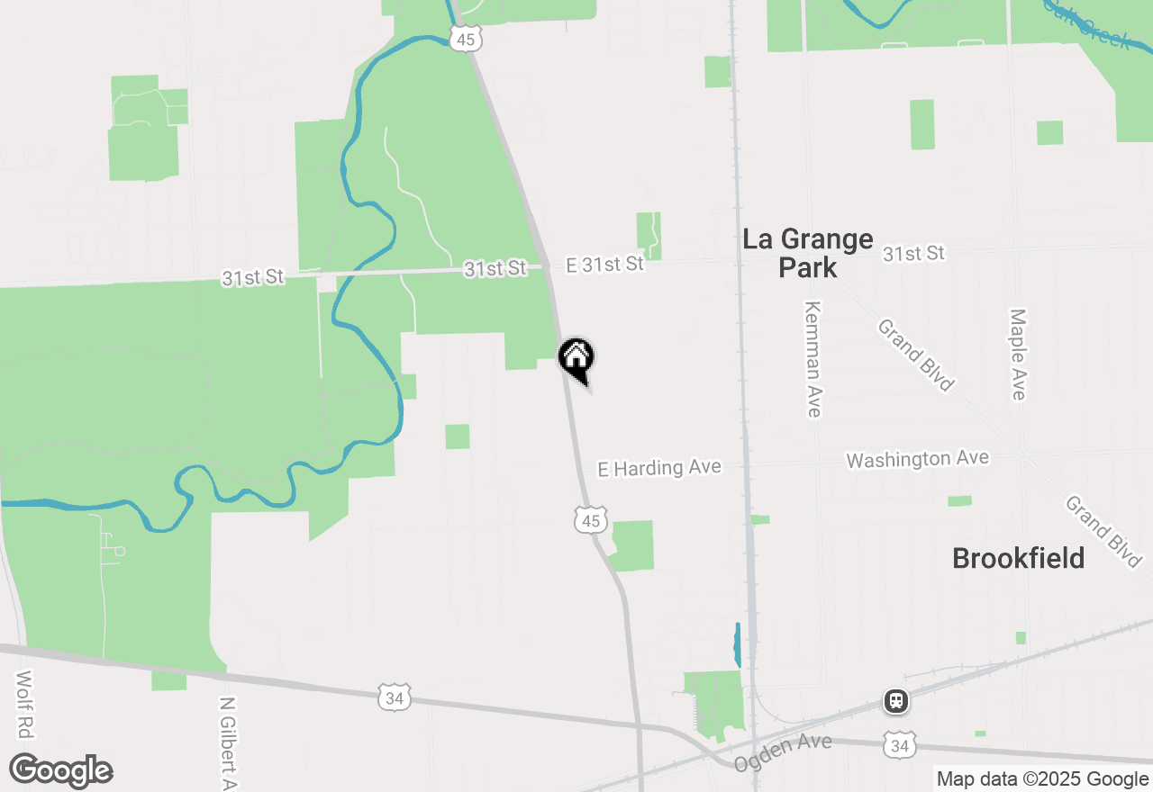 Map of 823 N La Grange Road #2, La Grange Park, IL 60526