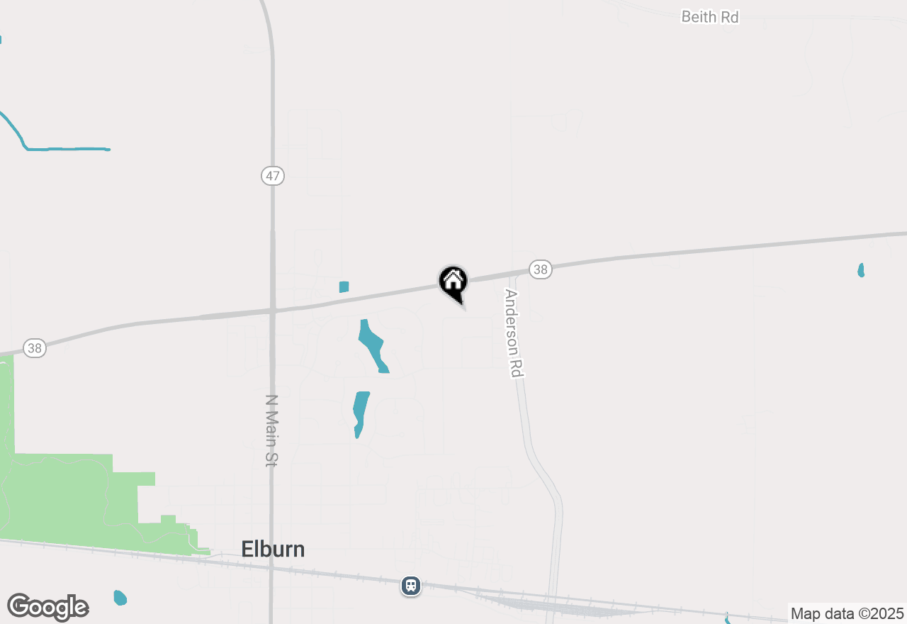 Map of 688 Westlake Drive, Elburn, IL 60119