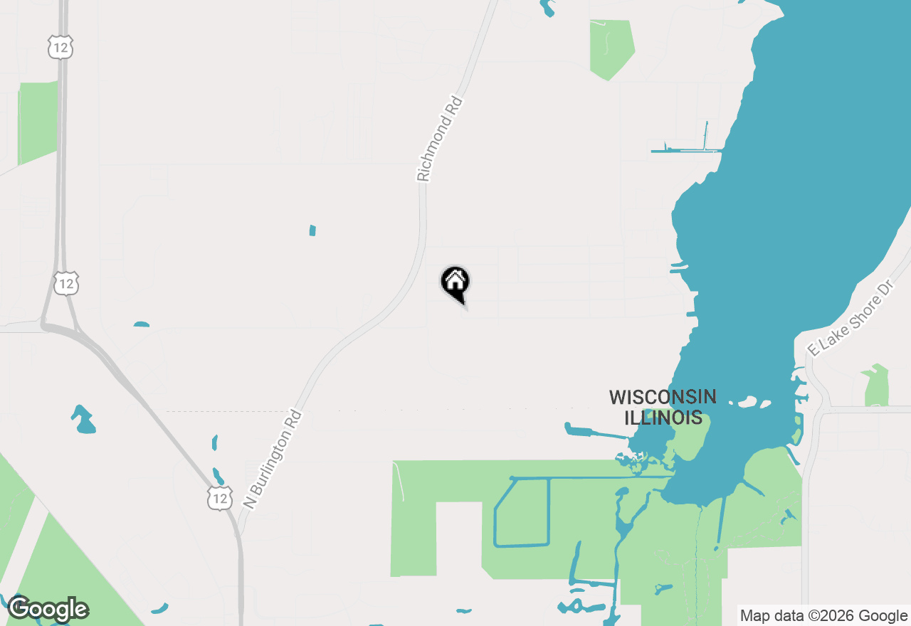 Map of 3107 King Cir, Twin Lakes, WI 53181