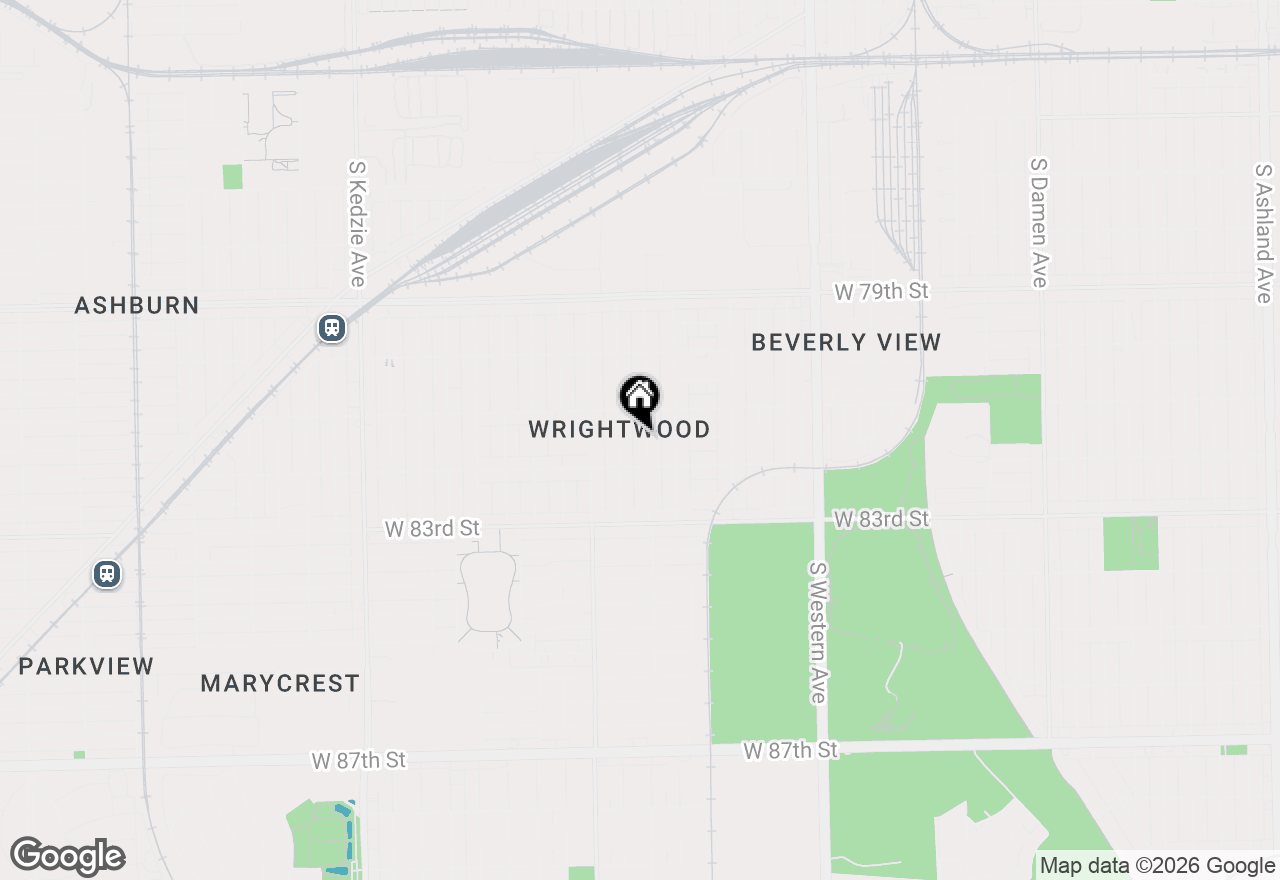 Map of (Address confidential), Chicago, Illinois 60652