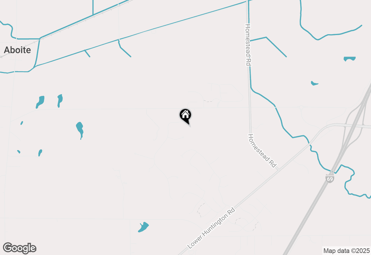 Map of 9803 Iron Bridge Road, Roanoke, IN 46783