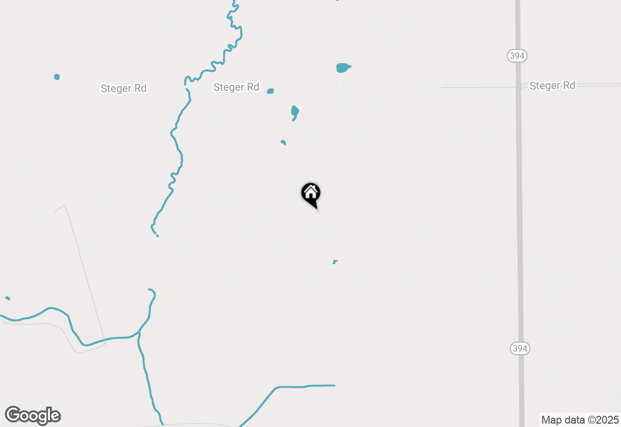 Map of 816 Rosedale Terrace, Crete, IL 60417