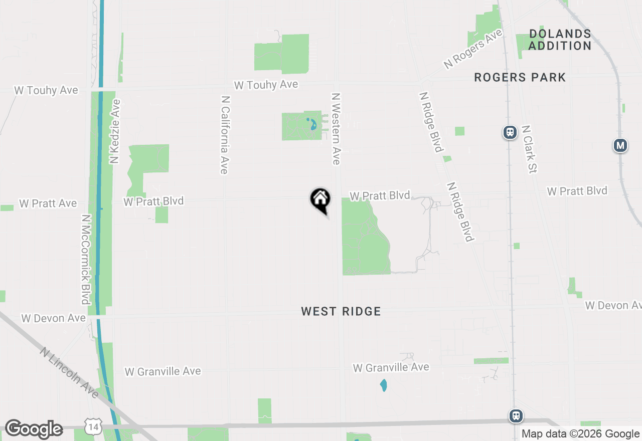 Map of 6710 N Artesian Avenue, Chicago, IL 60645