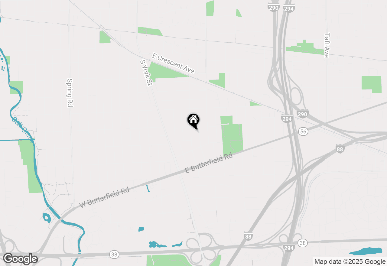 Map of 835 S Chatham Avenue, Elmhurst, IL 60126