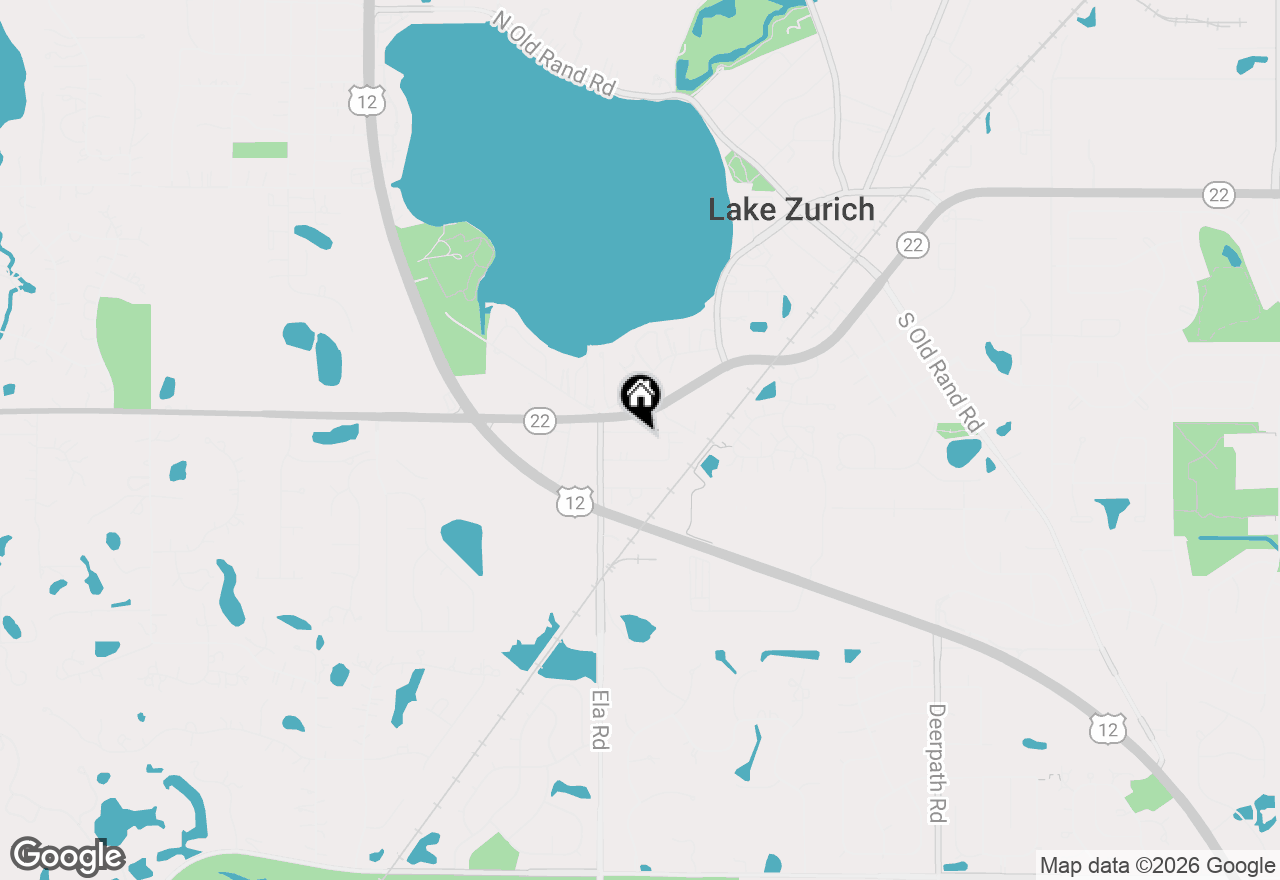Map of 27 Maple Avenue, Lake Zurich, IL 60047