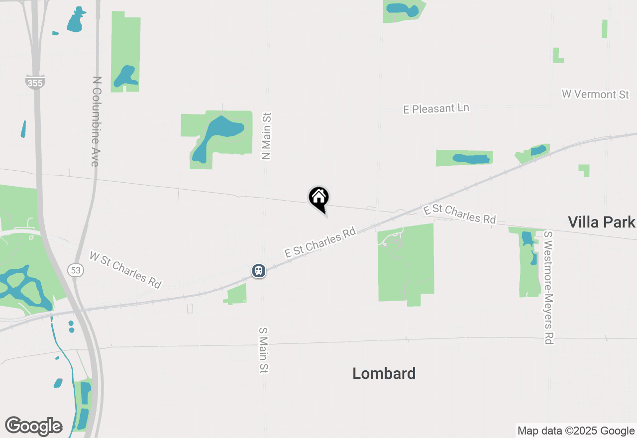 Map of 49 N Martha Street, Lombard, IL 60148