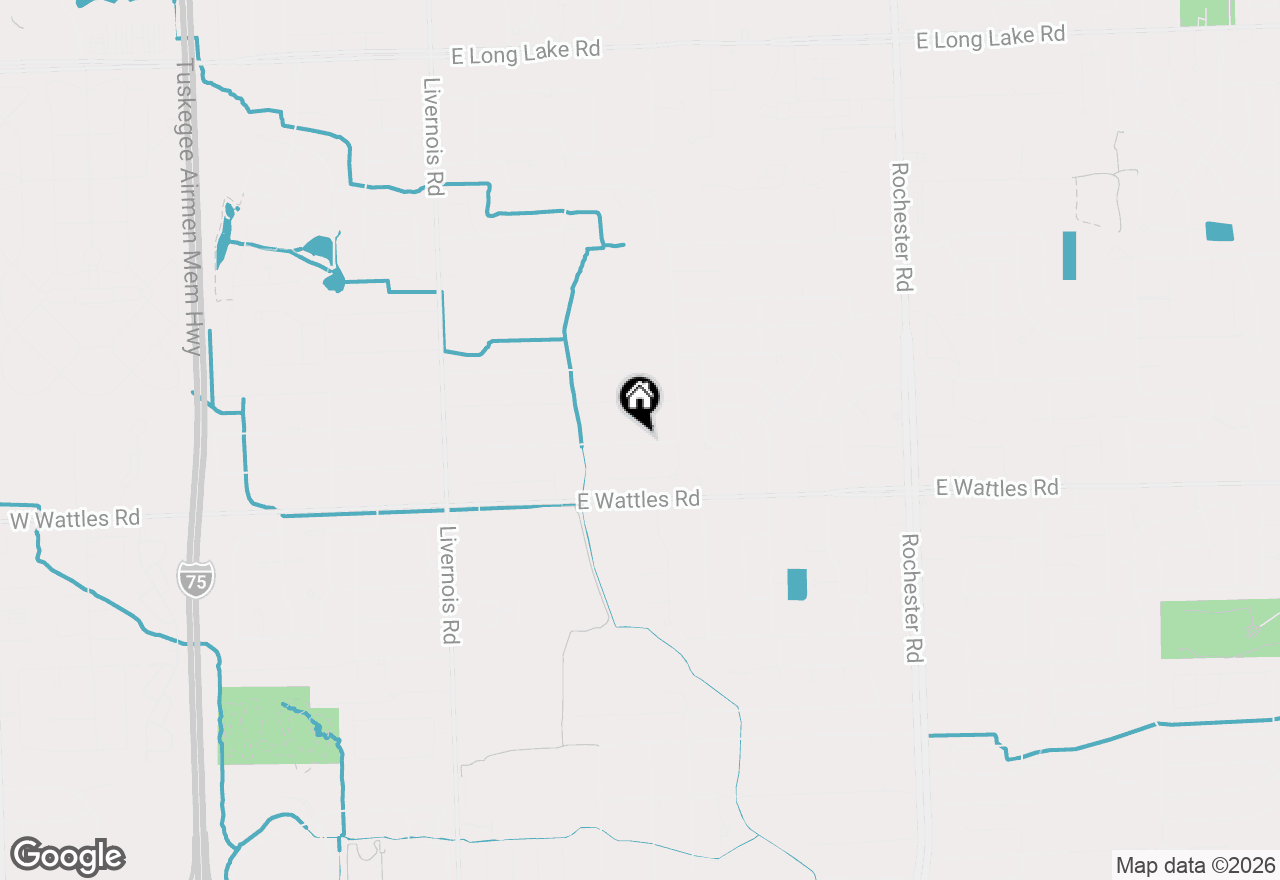 Map of 491 Leetonia Drive, Troy, MI 48085