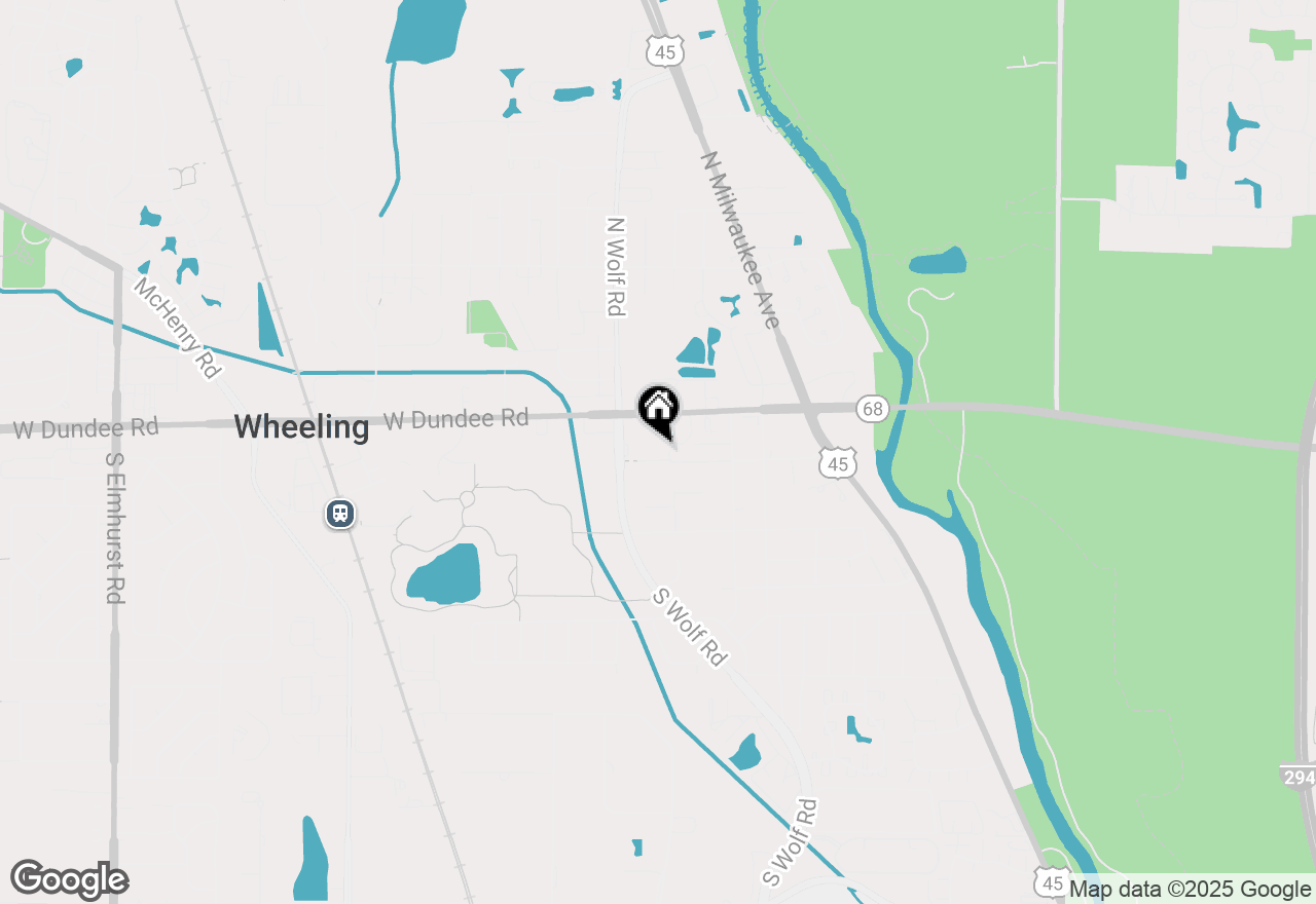 Map of 70 Center Avenue, Wheeling, IL 60090