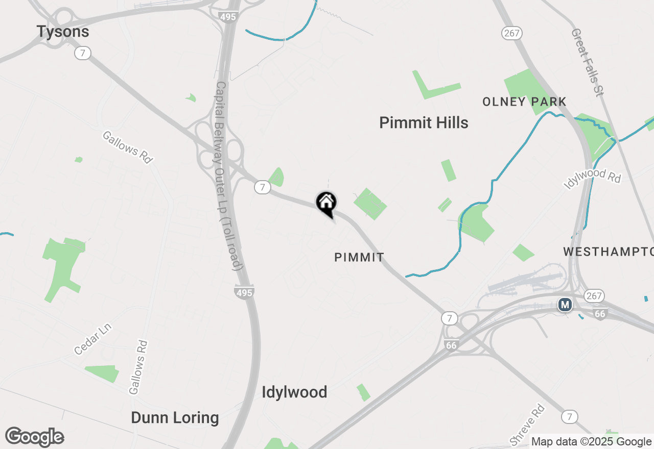 Map of 2082 Hutchison Grove Court, Falls Church, VA 22043