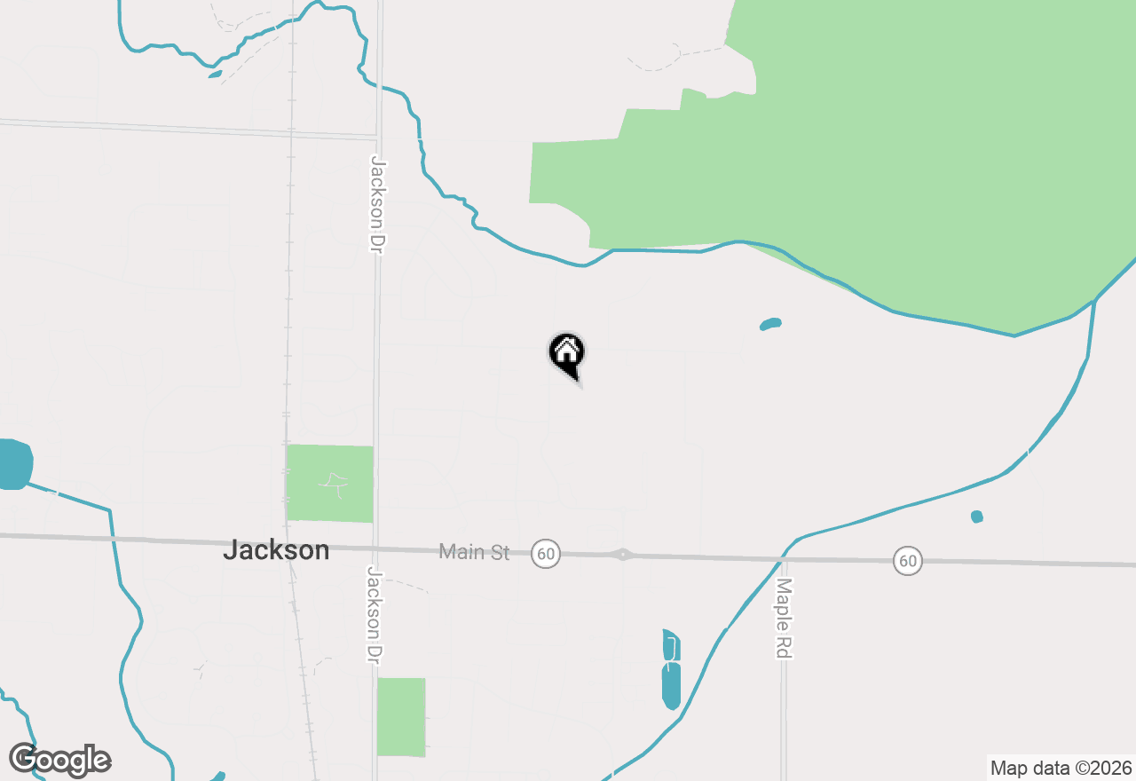 Map of W197N17110 Stonewall Dr, Jackson, WI 53037