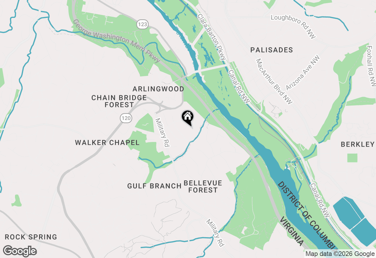 Map of 3630 37th Street N, Arlington, VA 22207