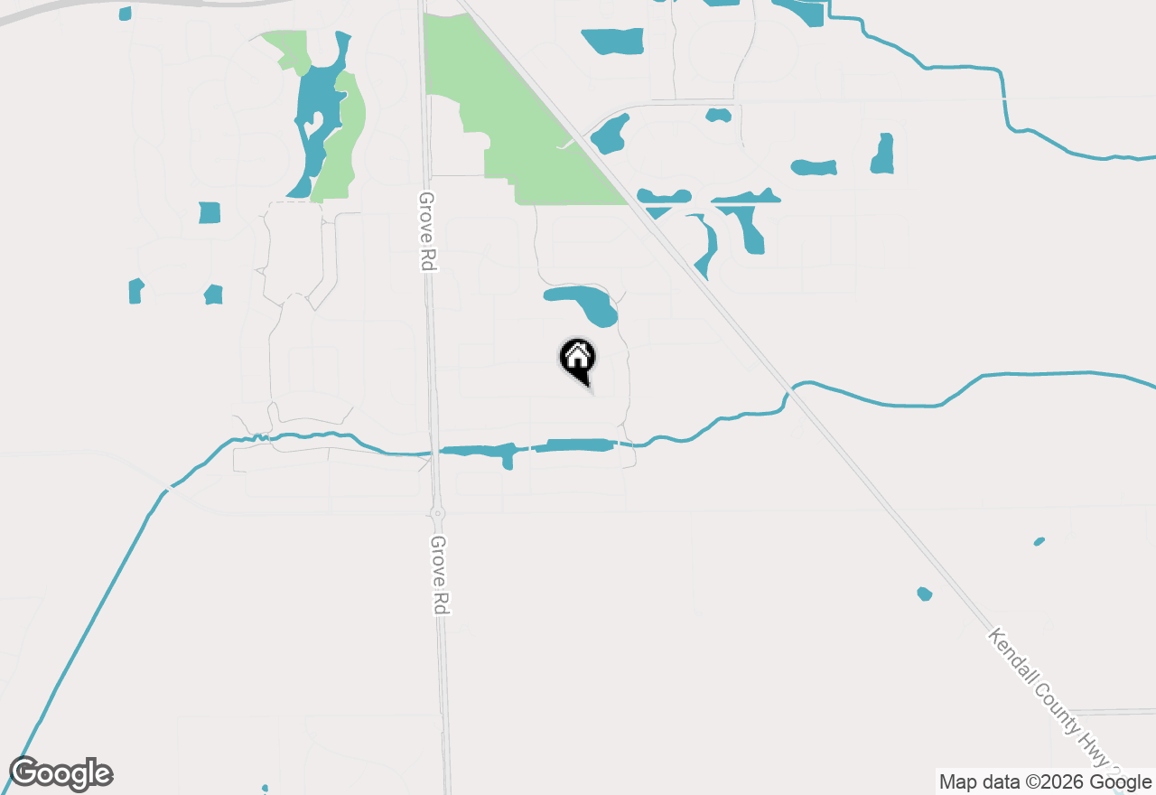 Map of 385 Andover Drive, Oswego, IL 60543