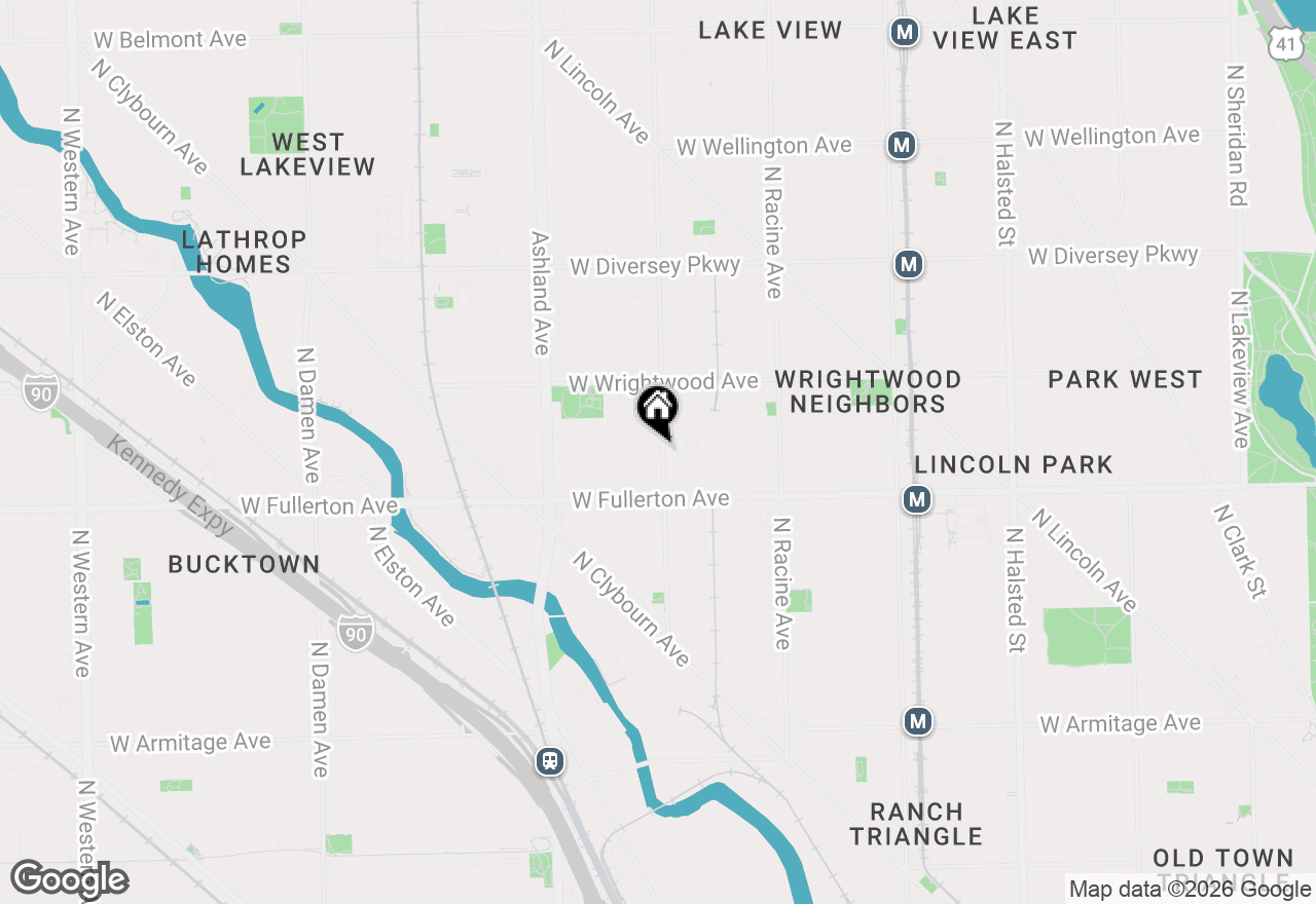 Map of 2448 N Southport Avenue #3, Chicago, IL 60614