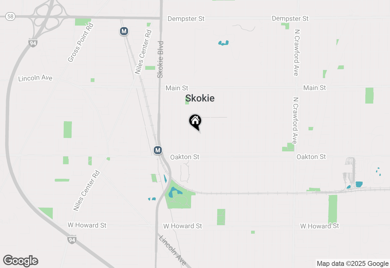 Map of 8115 Kenton Avenue, Skokie, IL 60076