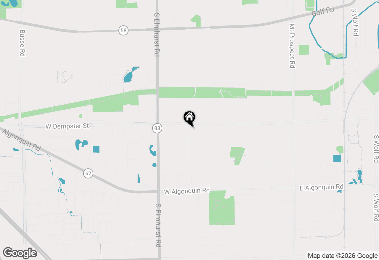 Map of 809 Beau Drive, Des Plaines, IL 60016