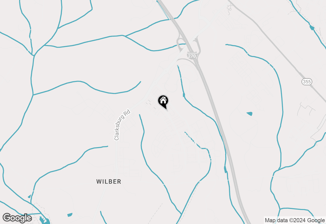 Map of 22606 Broadway Avenue, Clarksburg, MD 20871