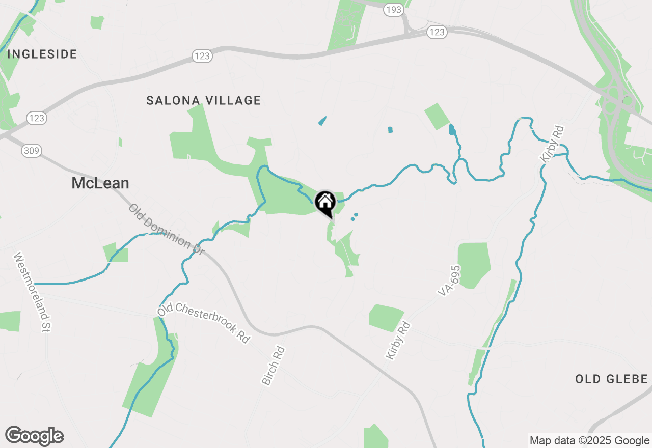 Map of 1564 Forest Villa Lane, Mclean, VA 22101