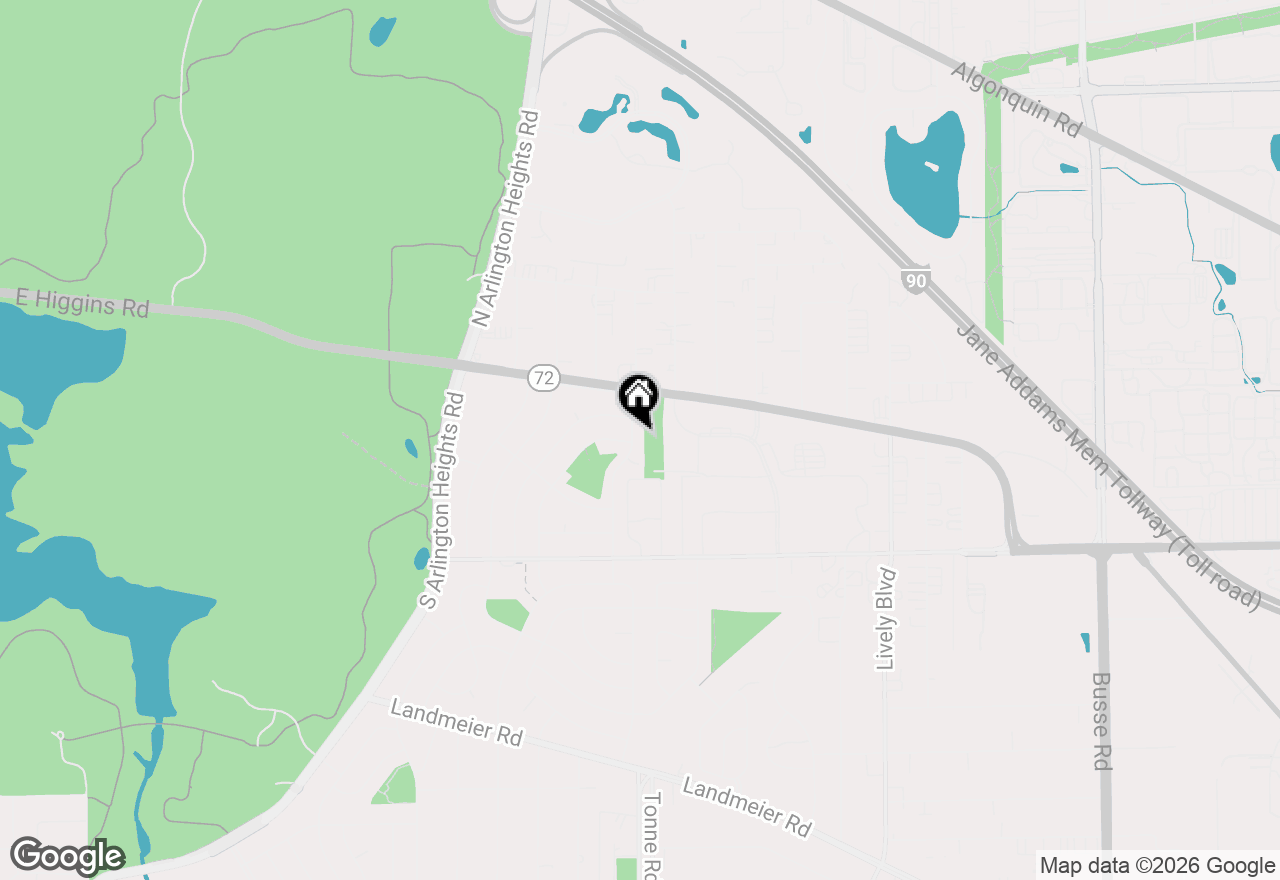 Map of 15 Wildwood Road, Elk Grove Village, IL 60007