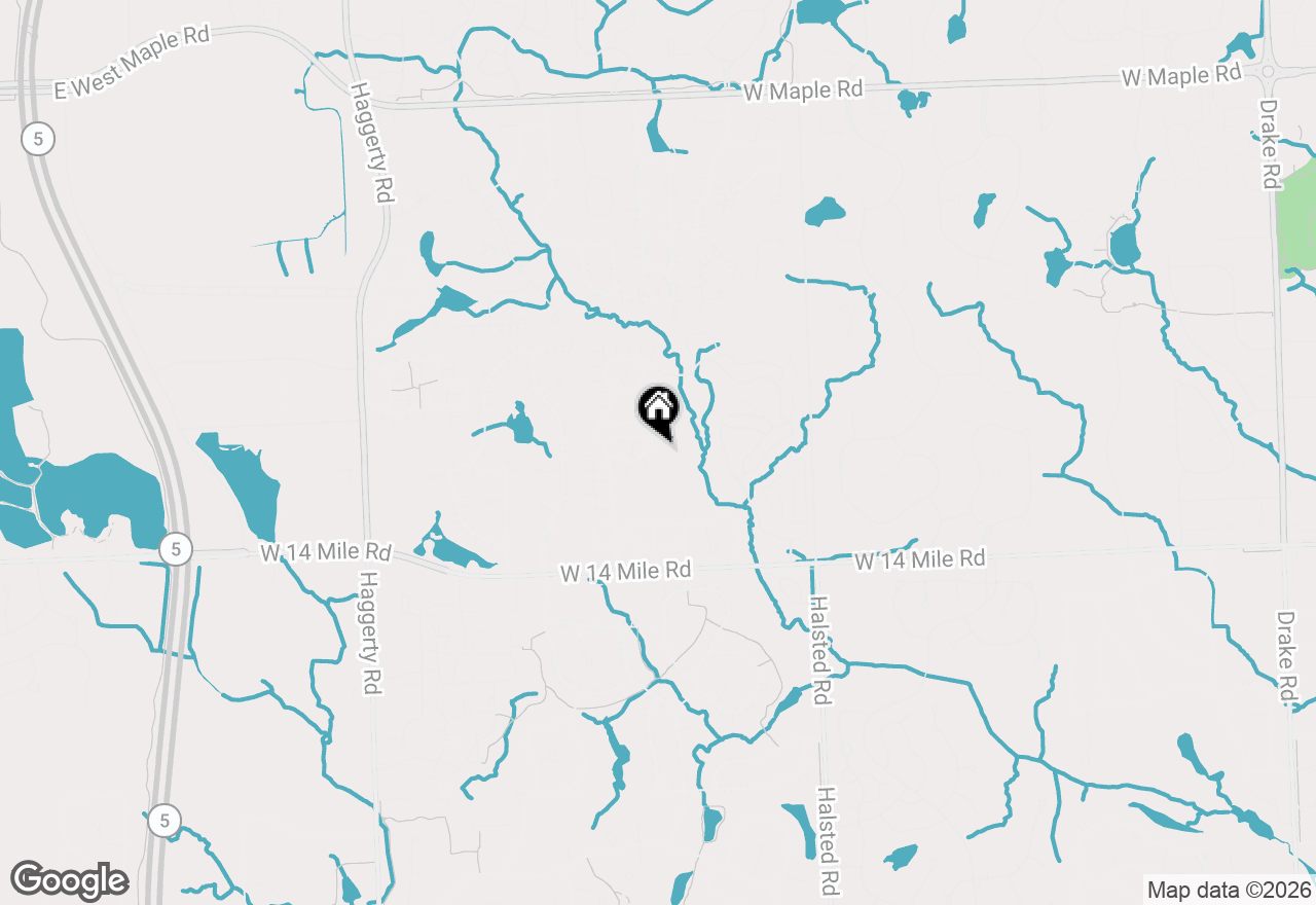Map of 7284 Westchester #7, West Bloomfield, MI 48322