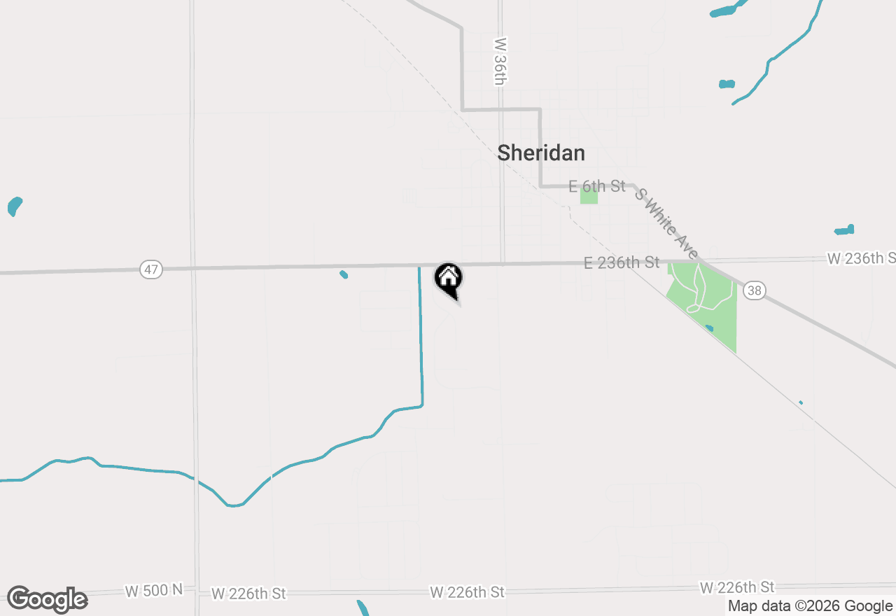 Map of 1111 Maple Run Drive, Sheridan, IN 46069