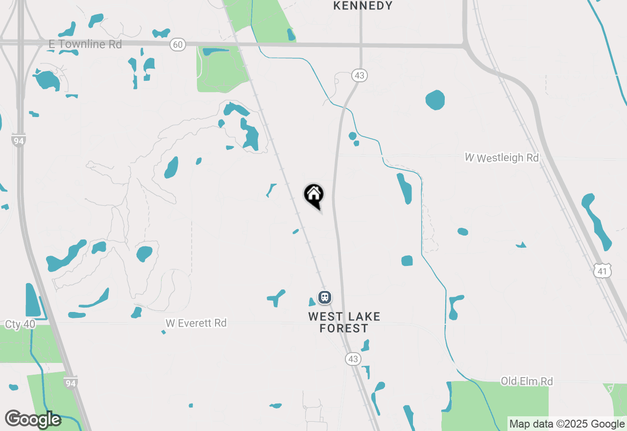 Map of 1161 Gavin Court, Lake Forest, IL 60045