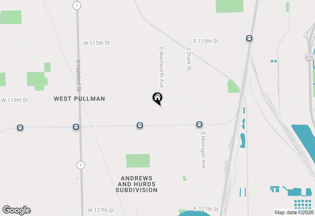 Map of 11945 S Yale Avenue, Chicago, IL 60628