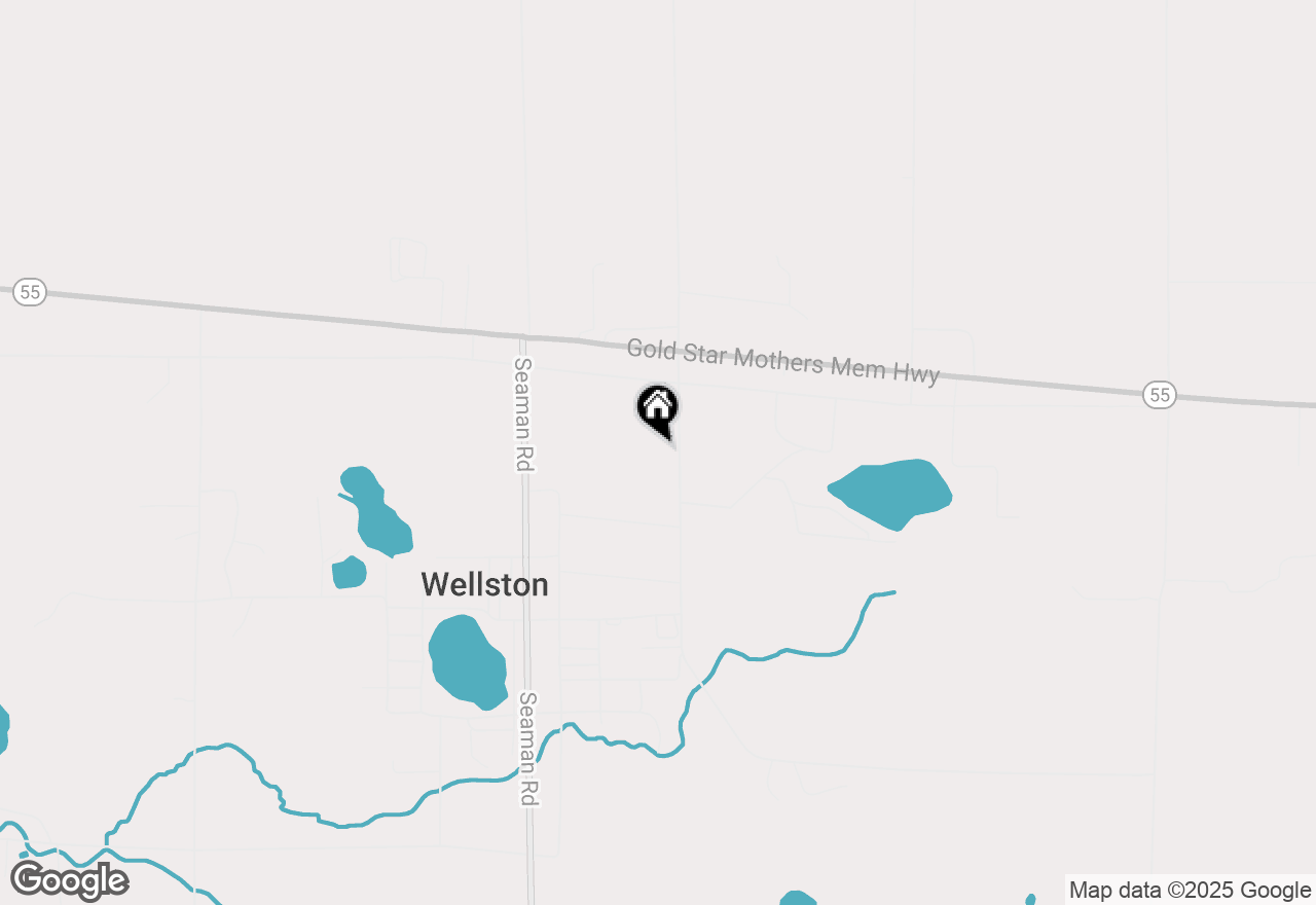 Map of 1186 S Baker Rd Road, Wellston, MI 49689
