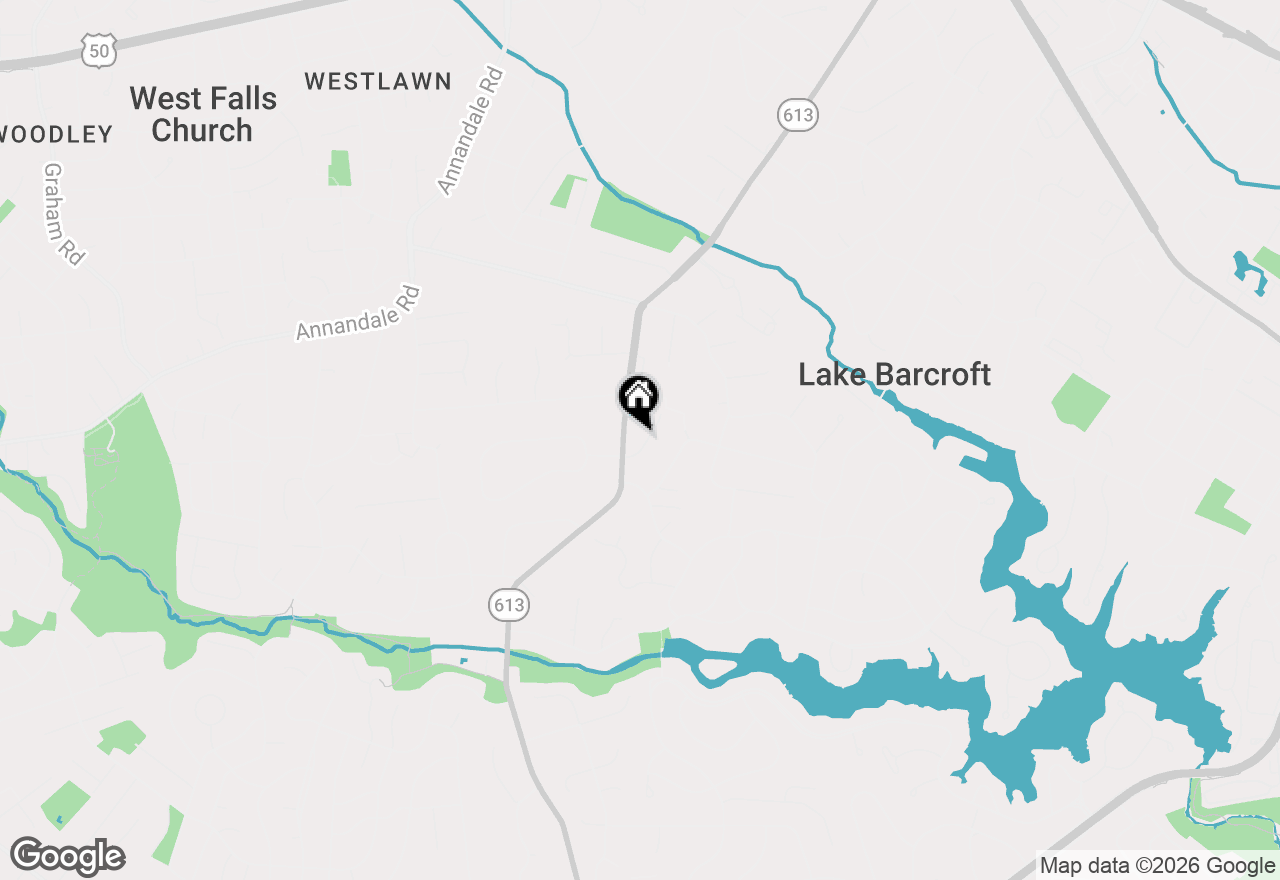 Map of 6218 Homespun Lane, Falls Church, VA 22044