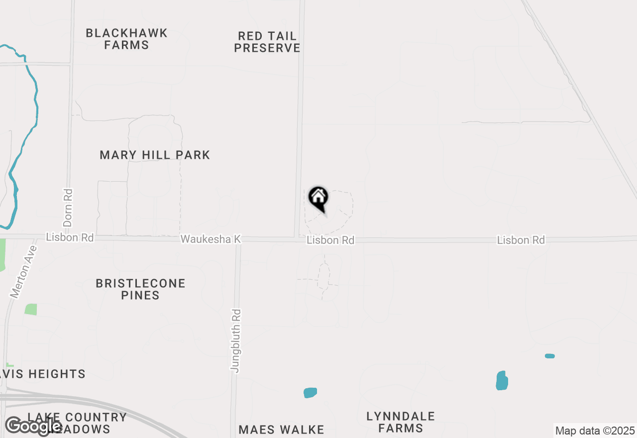 Map of 1503 Sandhill Blvd #2F, Hartland, WI 53029