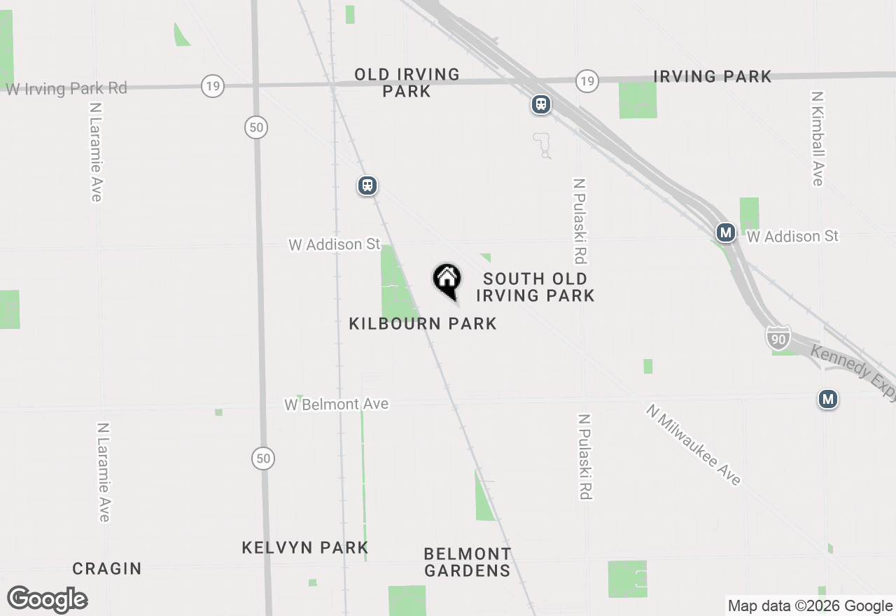 Map of 3419 N Lowell Avenue, Chicago, IL 60641