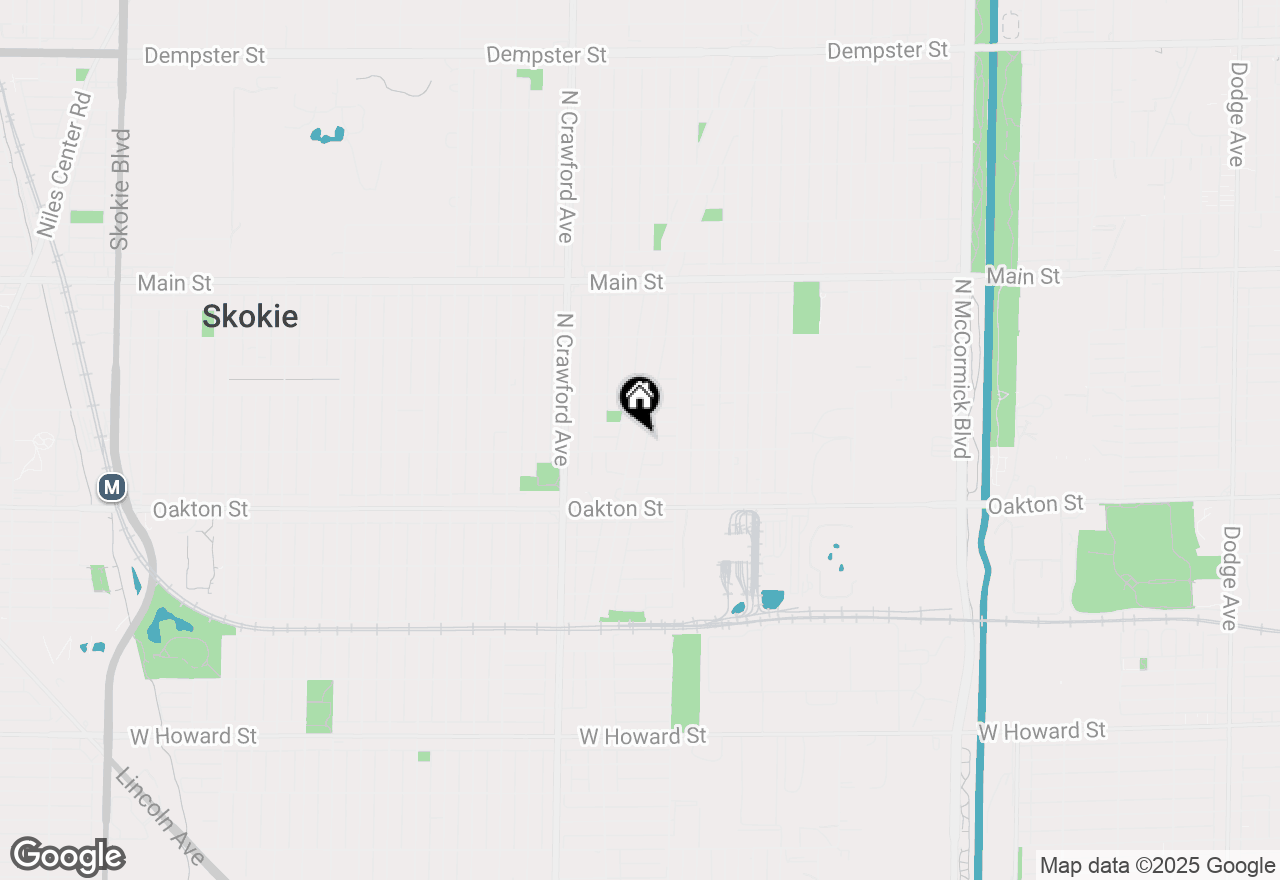 Map of 8109 E Prairie Road, Skokie, IL 60076