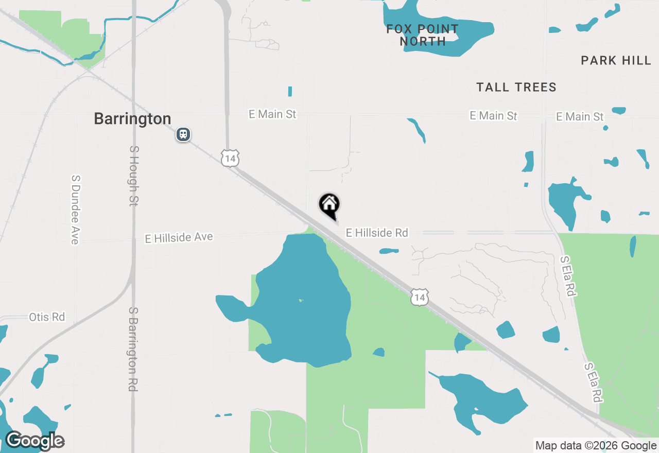 Map of 1022 Oakland Drive, Barrington, IL 60010