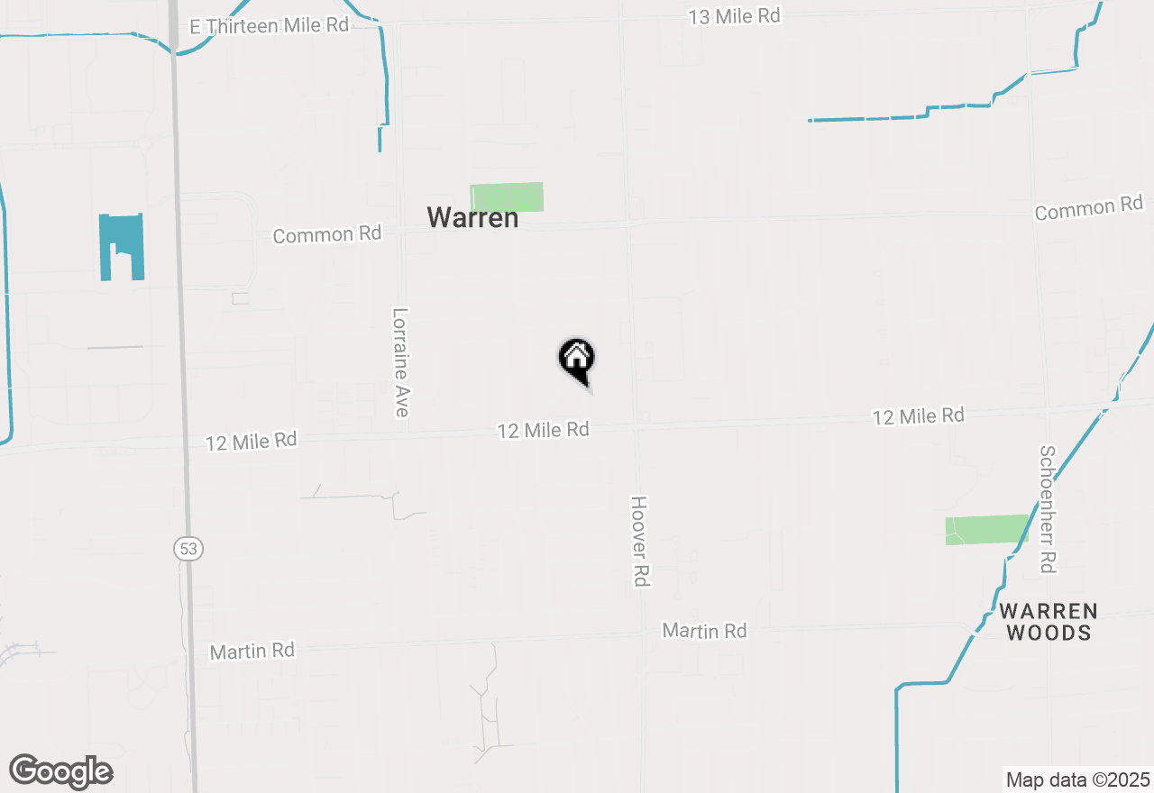 Map of 29123 Desmond Drive, Warren, MI 48093