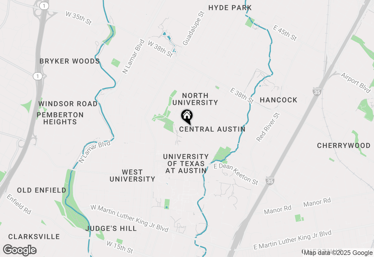 Map of 110 E 30th St #C, Austin, TX 78705