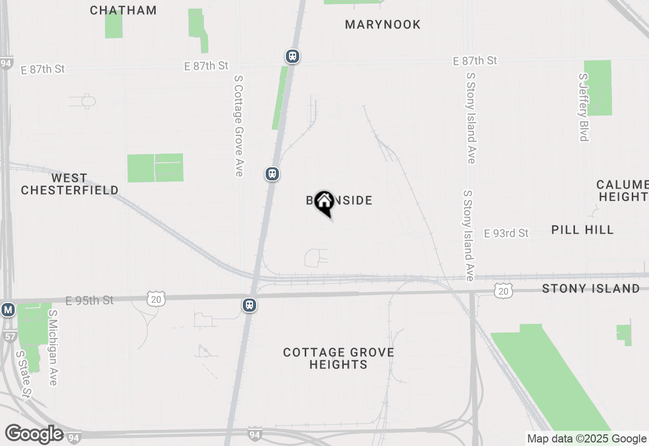 Map of 9230 S Greenwood Avenue, Chicago, IL 60619