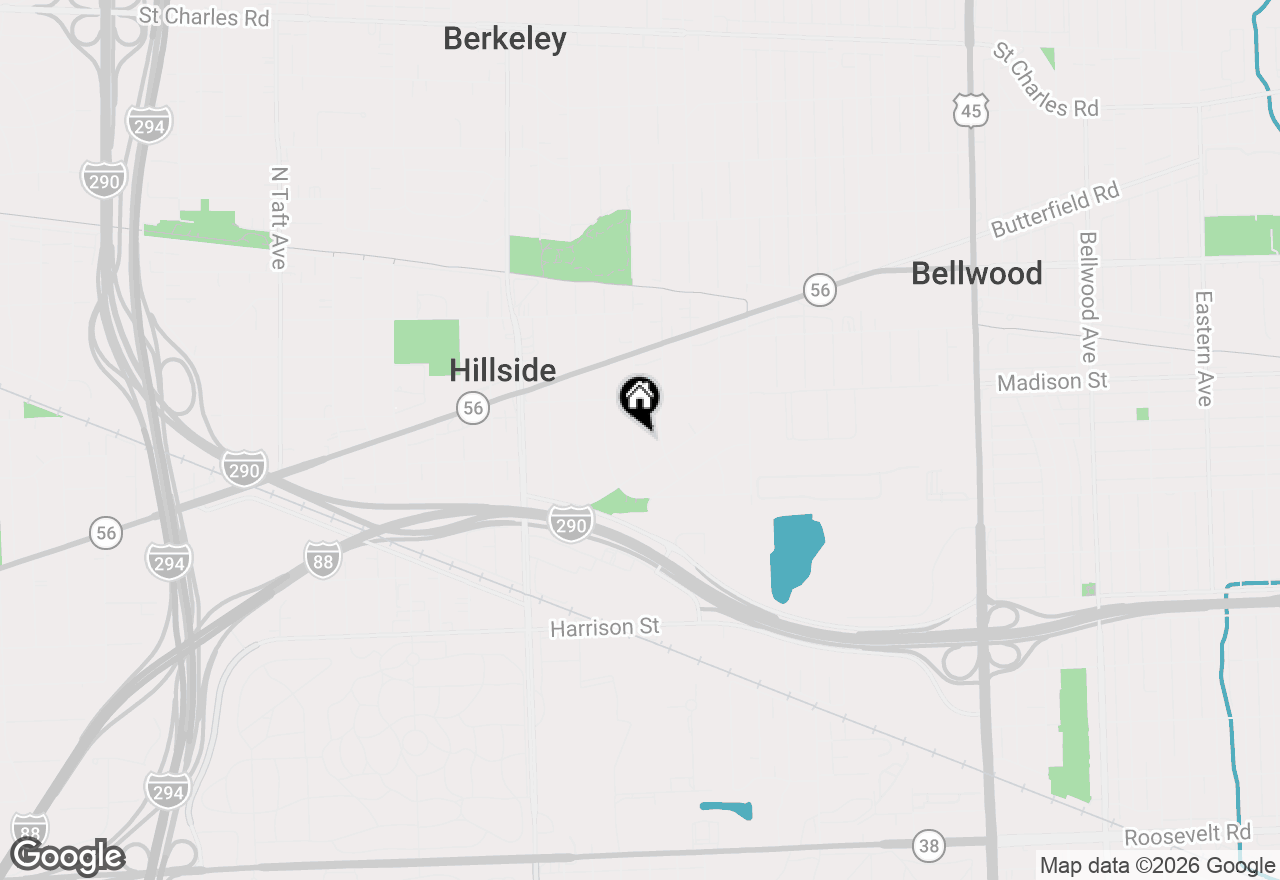 Map of 311 Buckthorn Lane, Hillside, IL 60162