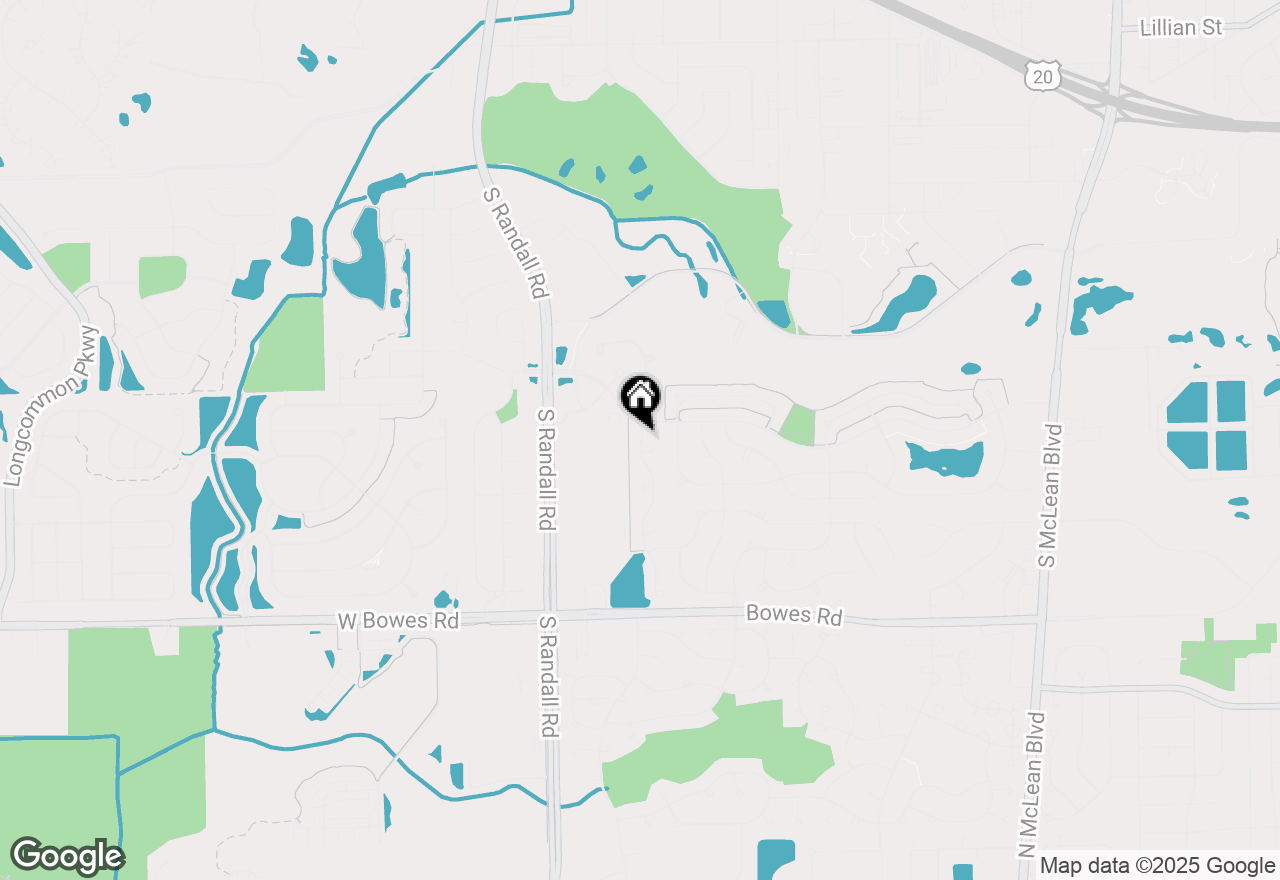 Map of 780 Mesa Drive #780, Elgin, IL 60123