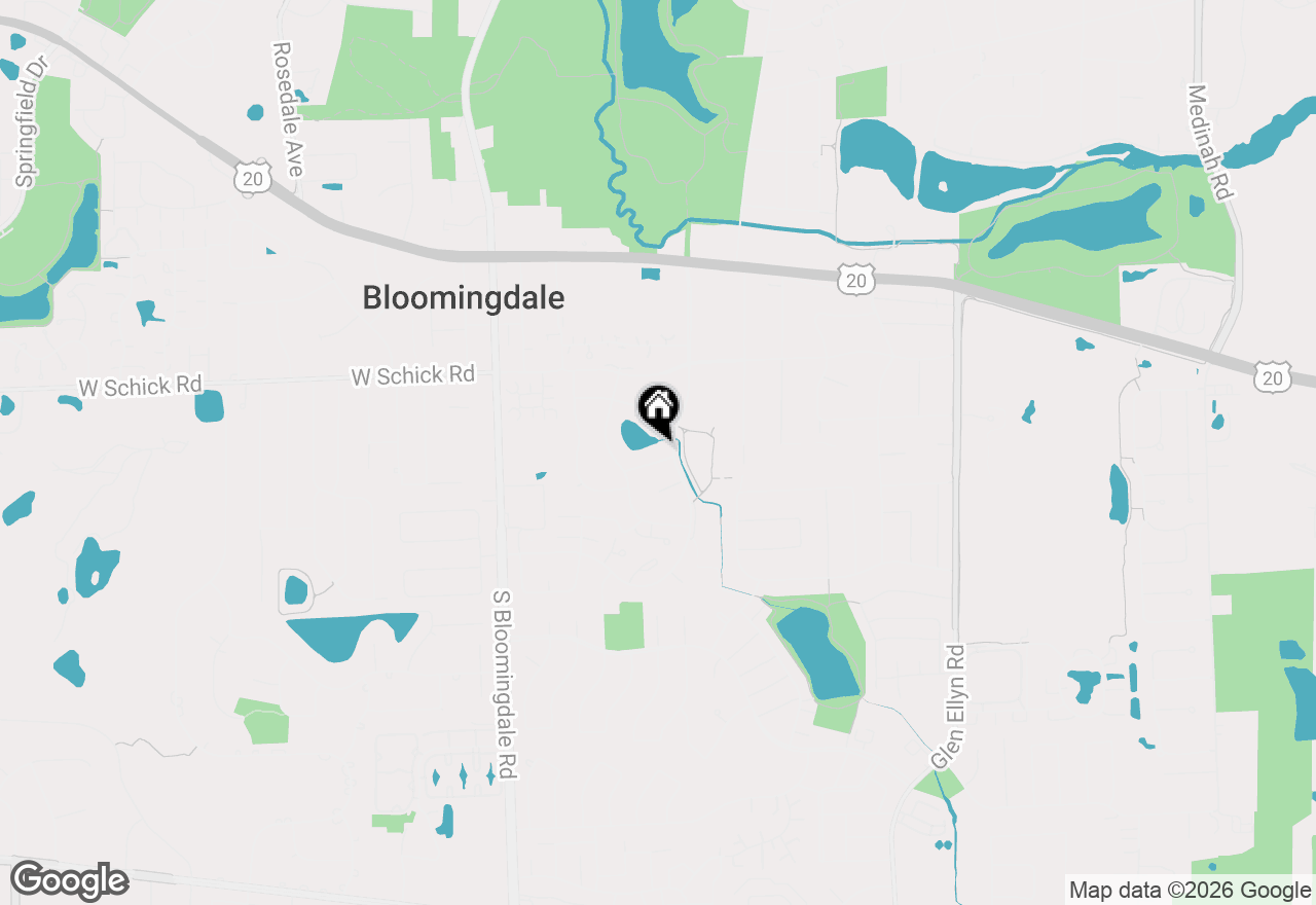Map of 187 Bourne Lane, Bloomingdale, IL 60108